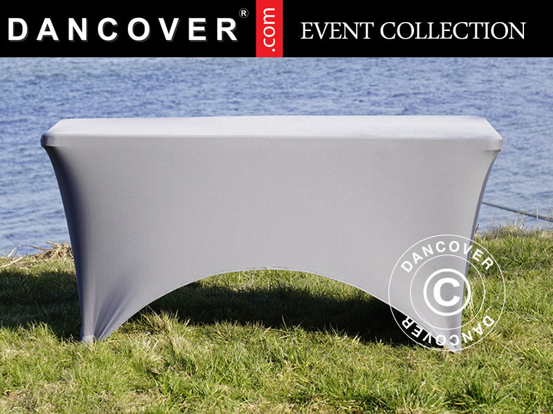 Copri-tavolo elasticizzato 150x72x74cm, Grigio