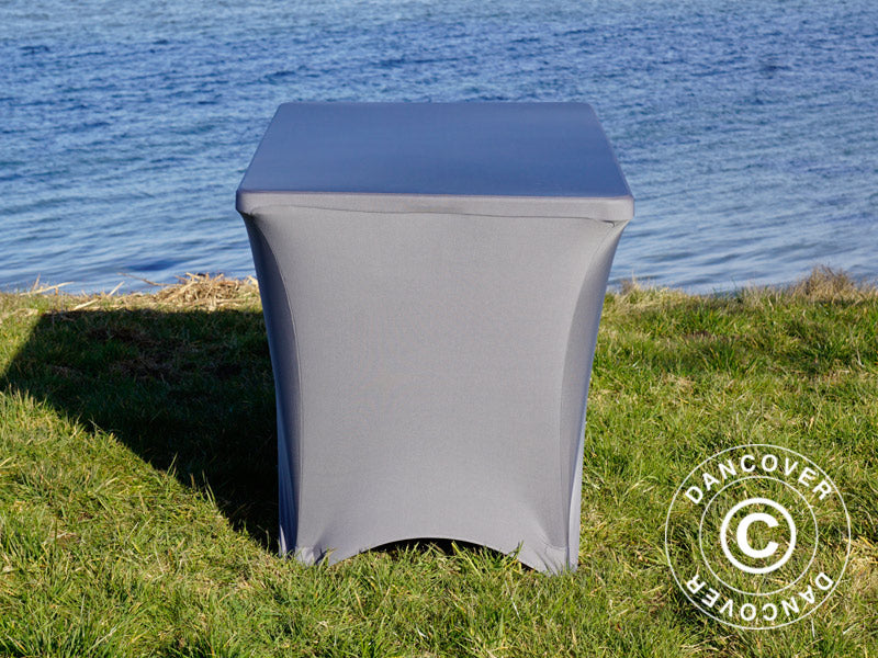 Stretch table cover 150x72x74 cm, Grey