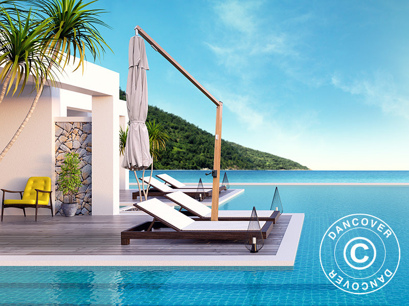 Parasol voladiza Bahamas, Ø4m, Arena