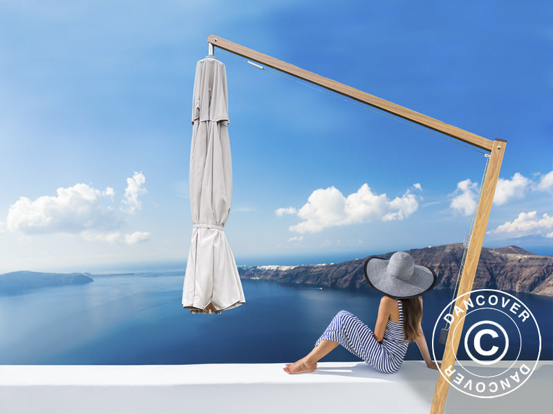 Parasol voladiza Bahamas, Ø4m, Arena