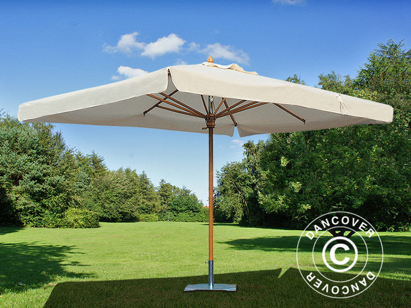 Parasol Palladio Standard with valance, 3x4 m, Ecru