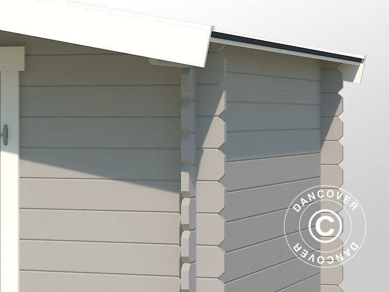 Puidust aiakuur Oslo 2,92x2,3x2,22m, 28mm, 6,43m², Helehall