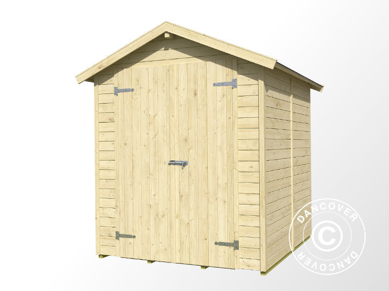 Holzschuppen Heinola 1,7x1,76x2,13m, 13mm, 2,99m², Natur