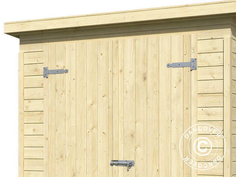 Abri en bois Ivalo 1,7x1,76x1,99m, 13mm, 2,99m², Naturel
