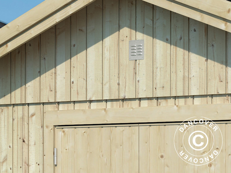 Puidust aiakuur põrandaga, 3,3x4,52x2,96m, 13,6m², Naturaalne