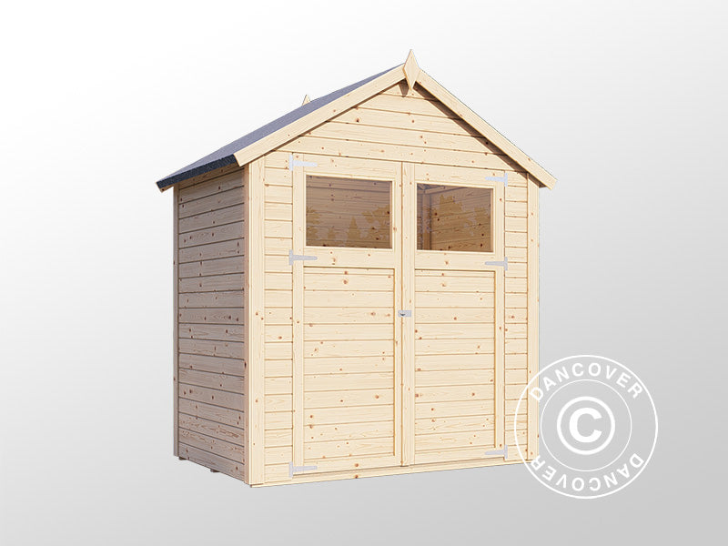 Wooden Shed, Bertilo Sylt 1, 1.8x1.2x2.25 m, 2.16 m²