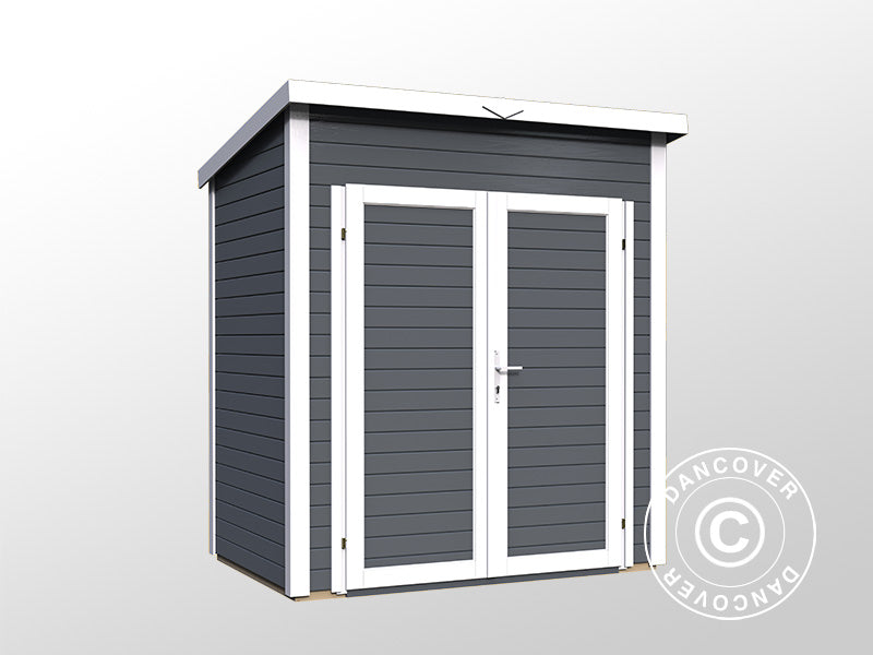 Holzschuppen, Bertilo Timmo 1, 1,81x1,21x2,11m, 2,19m², Anthrazit