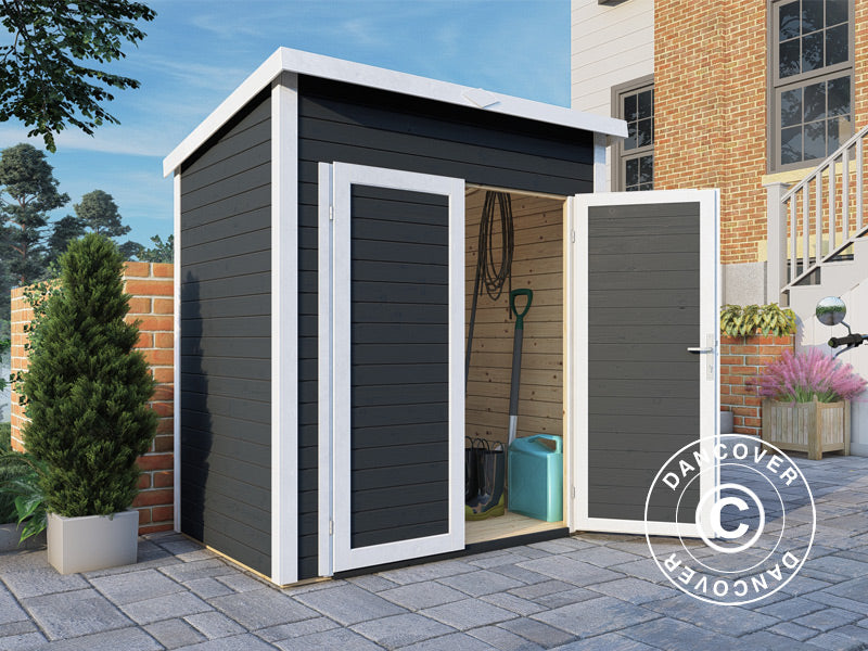 Wooden Shed, Bertilo Timmo 1, 1.81x1.21x2.11 m, 2.19 m², Anthracite