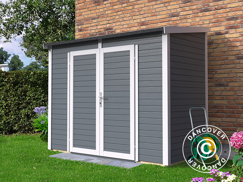 Wooden Shed, Bertilo Timmo 2, 2.44x1.21x2.11 m, 2.95 m², Anthracite