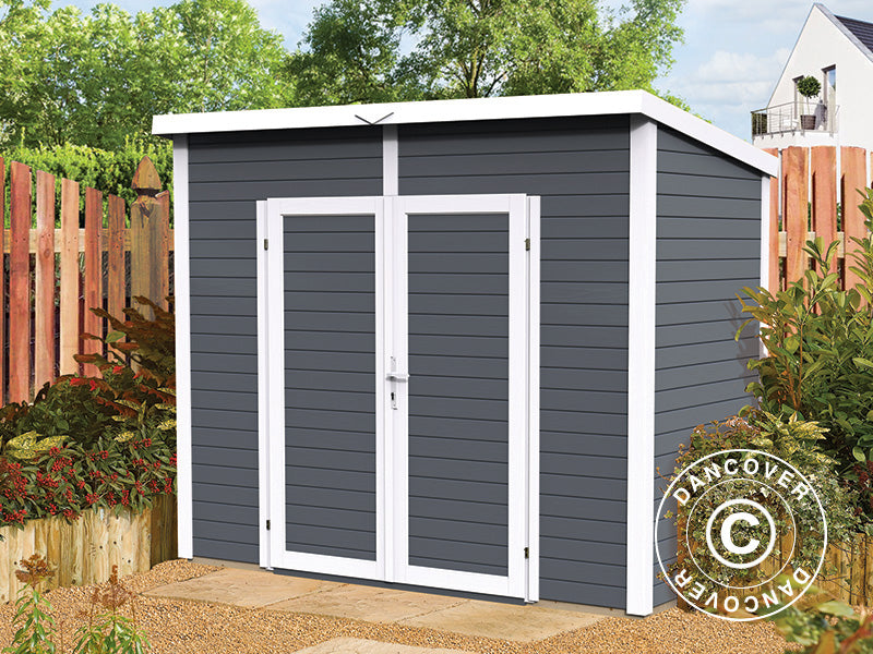Wooden Shed, Bertilo Timmo 2, 2.44x1.21x2.11 m, 2.95 m², Anthracite