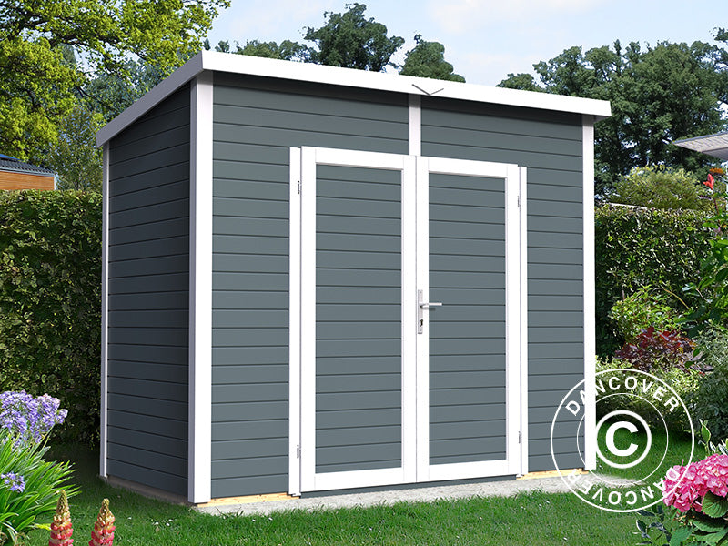 Wooden Shed, Bertilo Timmo 2, 2.44x1.21x2.11 m, 2.95 m², Anthracite