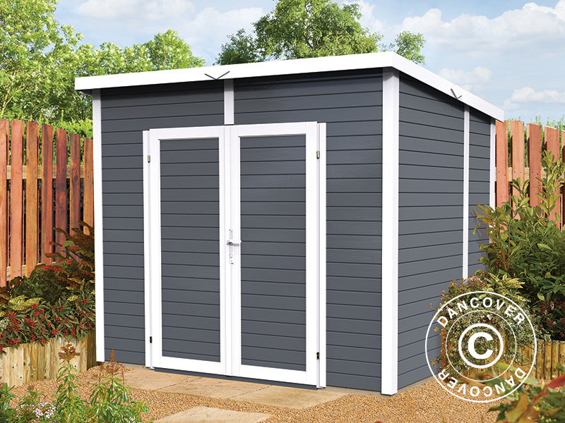 Casetta da giardino in legno, Bertilo Timmo 4, 2,39x1,81x2,1m, 4,32m², Antracite