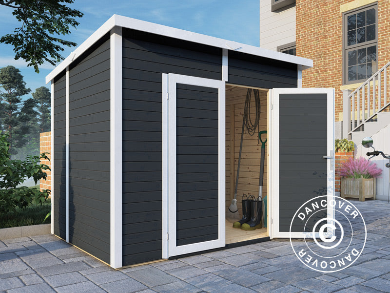 Wooden Shed, Bertilo Timmo 4, 2.39x1.81x2.1 m, 4.32 m², Anthracite