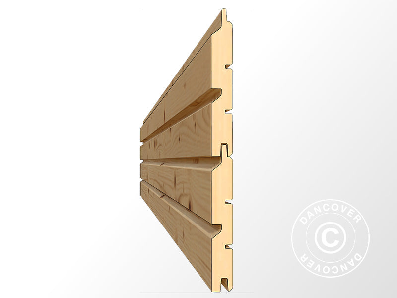 Houten tuinhuisje, Bertilo Concept, 2,34x2,97x2,27m, 7m², Naturel