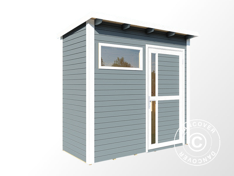 Holzschuppen, Bertilo Pentus 1, 2,34x1,15x2,33m, 2,55m², Grau