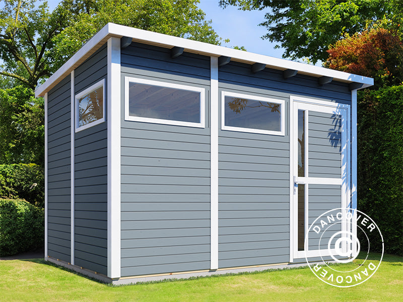 Wooden shed, Bertilo Pentus 3, 3.37x2.34x2.33 m, 7.65 m², Grey