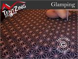 “Glamping” palapinės kilimas 4m TentZing® palapinėms, 2 vnt., Mėlyna/Balta