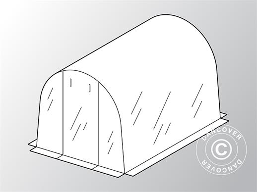 Cubierta para invernadero de túnel GH16045, 2x3x1,8m, PVC, Transparente