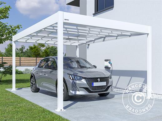 Carport Libeccio, 3,26x5,09x2,34m, Weiß