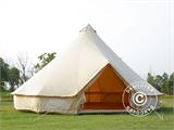 Zvanu telts glempingam, TentZing®, 6x6m, 8 Personām, Smilšu krāsā