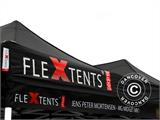 FleXtents® trükiga bänner pop-up aiamajale, 4x0,2m