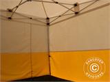 Gazebo pieghevole FleXtents® PRO 2x2m, PVC, Tenda da lavoro, Ritardante di fiamma, incluse 4 pareti laterali
