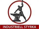 Industriell förvaringshall Steel 15x15x6,73m med skjutport, PVC, Vit