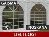 Pasākumu Telts Original 4x6m PVC, Panorama, Balts