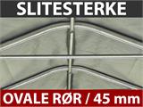 Garasjetelt PRO 3,77x9,7x3,18m PVC, Grå