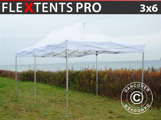 Vouwtent/Easy up tent FleXtenten PRO 3x6m Doorzichtig