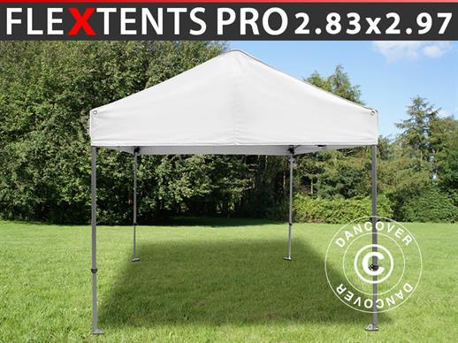 Vouwtent/Easy up tent FleXtents Multi 2,83x2,97m Wit