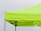 Vouwtent/Easy up tent FleXtents PRO Steel 4x4m Neon geel/groen
