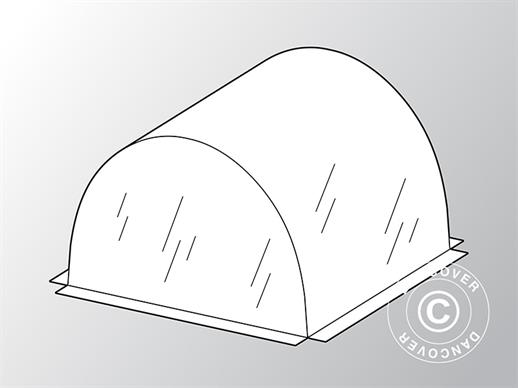 Cubierta para invernadero de túnel GH16135 y GH16235, 3x6x2m y 4x6x2,2m, PE, Transparente