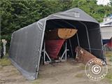 Storage tent PRO 2x3x2 m PE, with ground cover, Grey