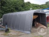 Storage tent PRO 2.4x2.4x2 m PE, with ground cover, Grey