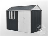 Abri de jardin Cottage, 3,02x1,72x2,29m, Anthracite/Blanc