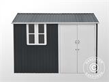 Garden shed Cottage, 3.02x1.72x2.29 m, Anthracite/White