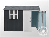 Garden shed Cottage, 3.02x1.72x2.29 m, Anthracite/White