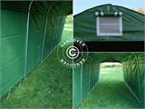 Tenda de armazenamento PRO 2,4x6x2,34m PVC, Verde