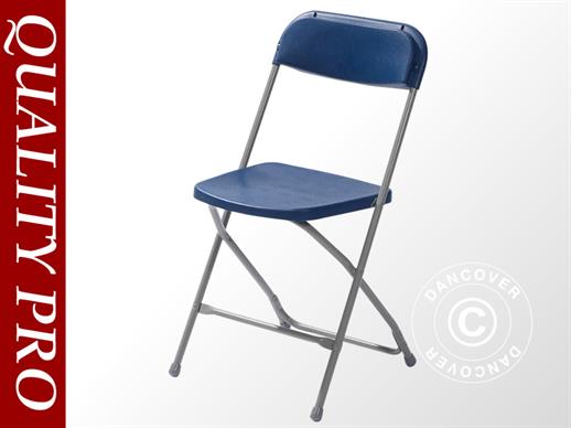 Folding Chair 43x45x80 cm, Blue/Grey, 10 pcs. ONLY 3 SETS LEFT