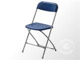 Folding Chair 43x45x80 cm, Blue/Grey, 10 pcs. ONLY 3 SETS LEFT
